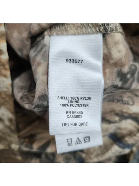 Cabela's Zonz Men's Large Regular Camo Button Up Shirt Woodlands Hunting Outdoor - Picture 9 of 12